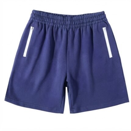 Custom Lightweight Training Shorts with Zipper Pockets for Sportswear Brands