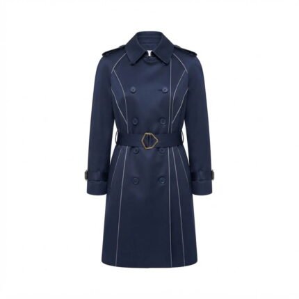 Custom Navy Blue Trench Coat | Premium Elegant, Durable & Fashionable Outerwear