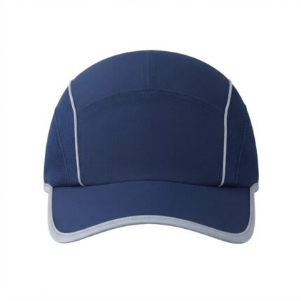 Reflective Piping Safety Cap – Breathable Industrial Workwear Cap